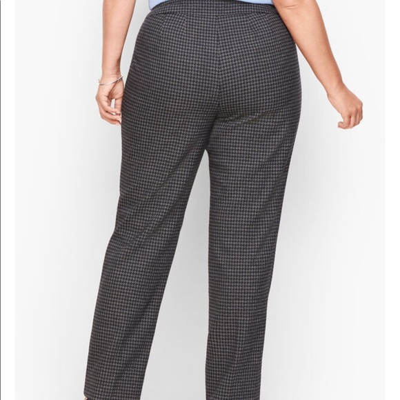Plus size tweed houndstooth straight leg pants size: 18Wp - Picture 2 of 3